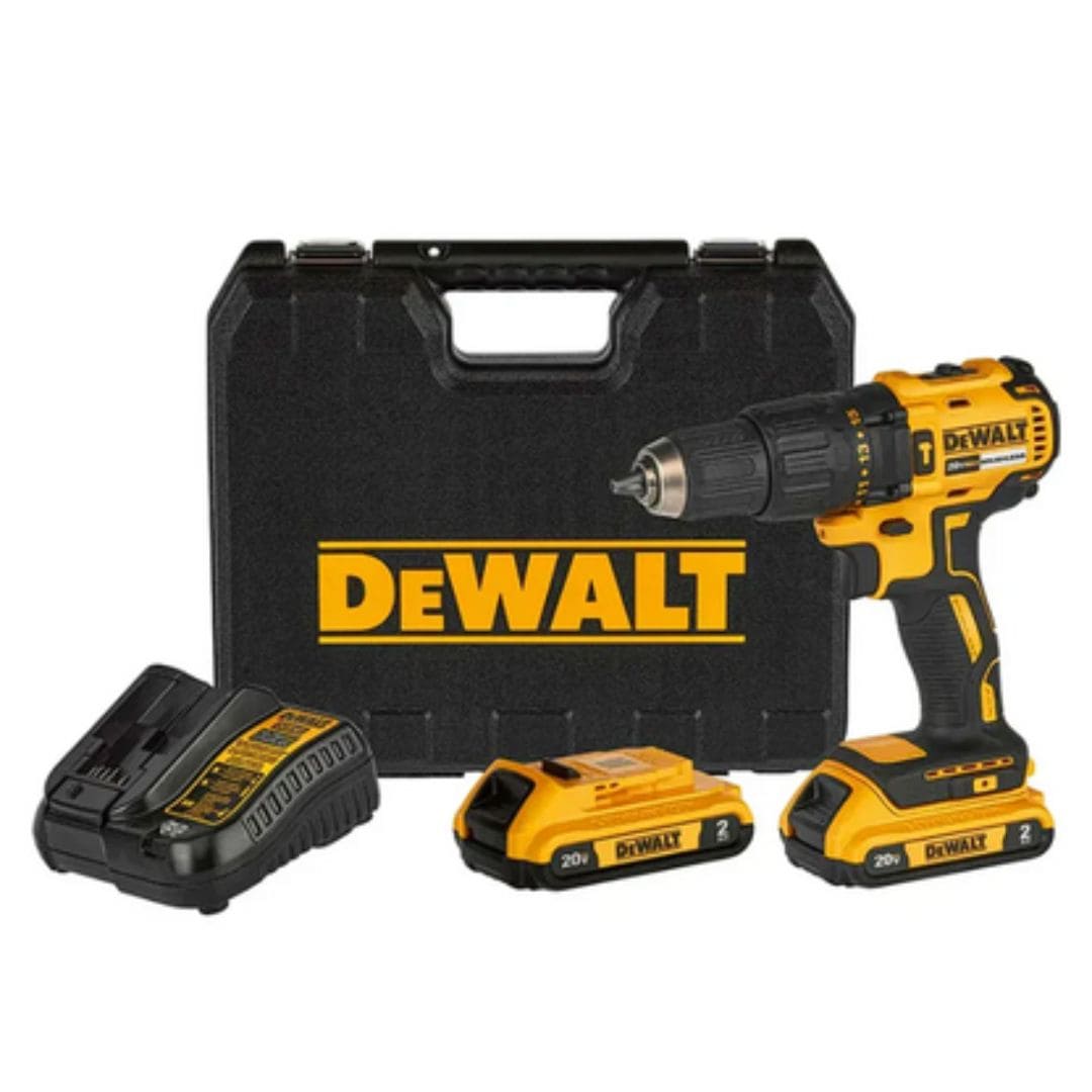 KIT TALADRO DEWALT DE ALTO IMPACTO + 26 ACCESORIOS + 2 BATERIAS DE REGALO