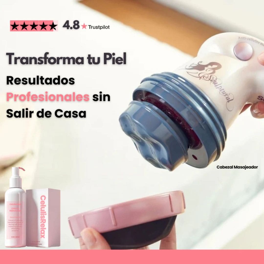 CelulisRelax® 4 en 1- Masajeador con Infrarrojo Anticelulítico