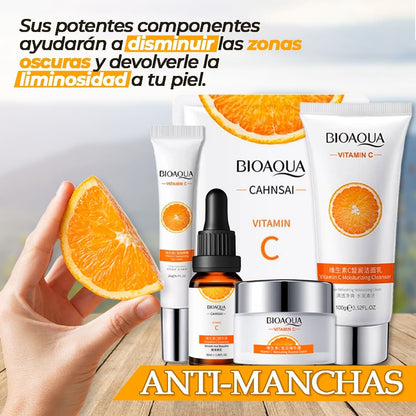 KIT BIOAQUA - Gel Exfoliante Iluminador Enzimático - Vit C - PAGUEL AL RECIBIR