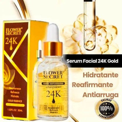 Serum Antiarrugas 24K Gold - Rejuvenece tu Piel en 7 Días (LLEVA 2X1)